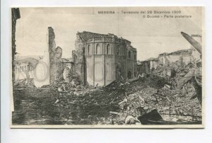 425950 ITALY Messina after earthquake 1908 year II Duomo Vintage postcard