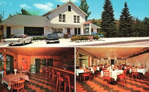 Vintage Postcard German-American Kitchen Cocktail Lounge Karsten Inn New York