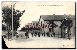 Old Postcard Camp de Mailly View Barracks