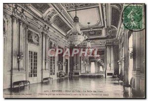 Postcard Old City Rennes Hotel La Salle des Fetes