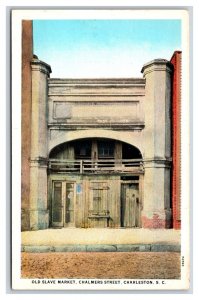 Old Chalmers Street Slave Market Charleston South Carolina SC WB Postcard V12