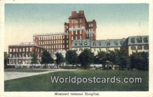 Montreal General Hospital Montreal Canada Unused 