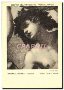 Old Postcard Tintoretto Venezia Mostra del Bacco Arianna Particolare