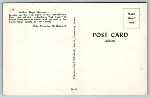 Postcard PA Airville Indian Steps Museum D14