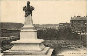 CPA MERS-les-BAINS Statue de Pierre-Lefort (808008)