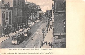 Main Street looking North from State Street - Springfield, Massachusetts MA