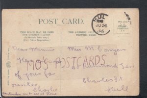 Genealogy Postcard - Conyers - 40 Richmond Terrace, Charles Street, Hull RF6109