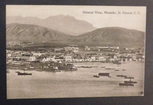 Mint Postcard General View Mindello St Vincent CV Cape Verde Coastal Town RPPC