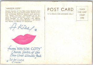 Maison Coty Charm Center New York World's Fair Long Island Plaza Postcard
