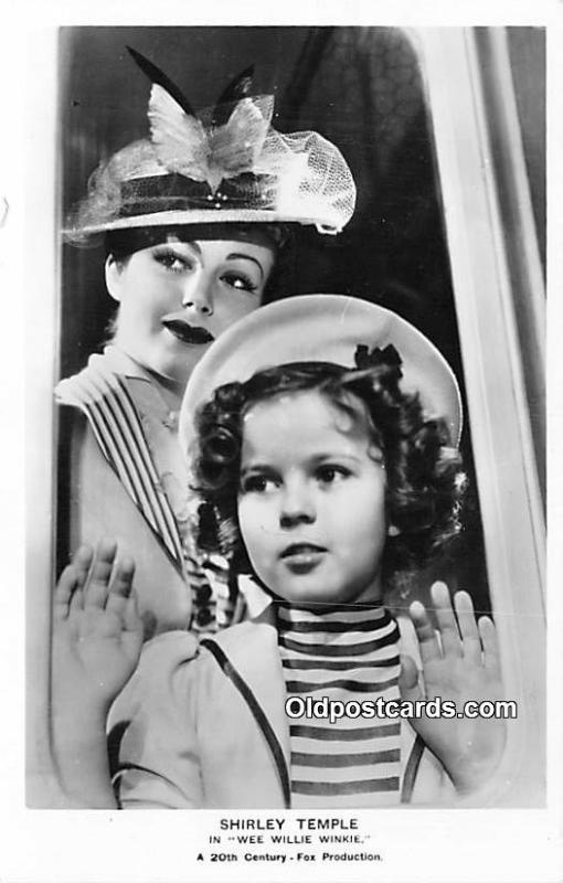 Actress Shirley Temple Wee Willie Winkie Unused 