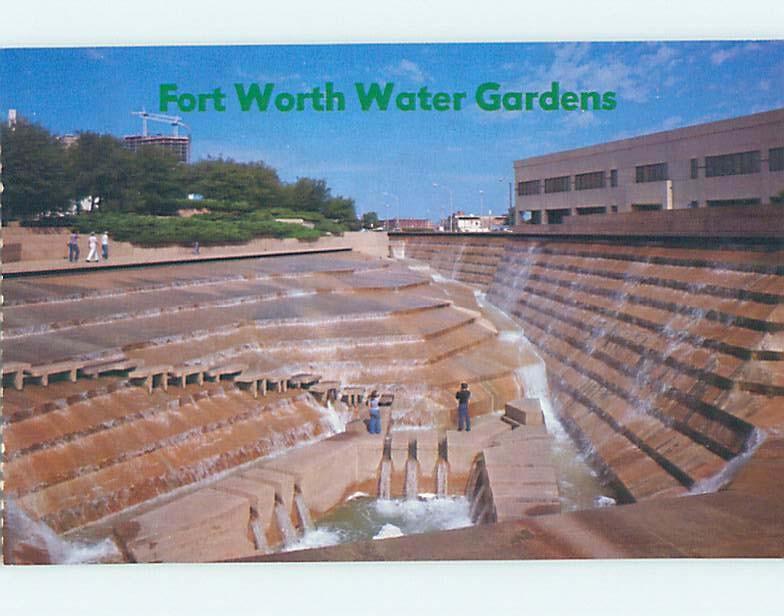 Unused Pre-1980 WATER GARDENS Fort Worth Texas TX hn0977