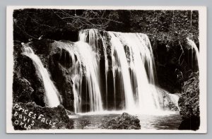 Prices Falls Oklahoma, Davis OK RPPC Photo Postcard  P10