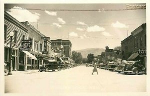 NV, Winnemucca, Nevada, Street Scene, Western Union, Overland Hotel, RPPC