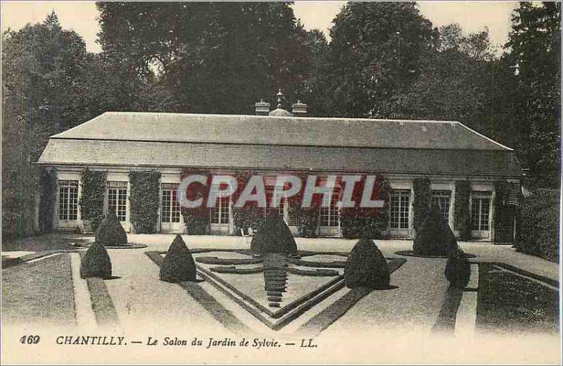 Old Postcard Chantilly Sylvie Garden Fair