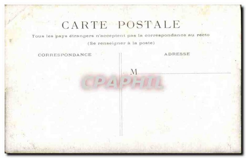 Old Postcard Paris Court of Carousel