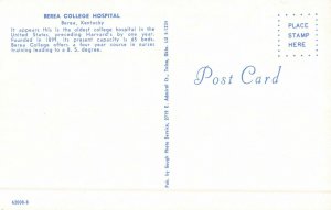 Postcard Berea College Hospital Kentucky