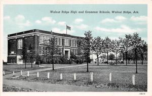 Arkansas AR Postcard c1940 WALNUT RIDGE High Grammar Schools Buildings