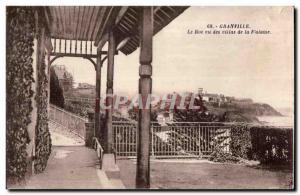 Old Postcard Granville Le Roc seen villas Cliff