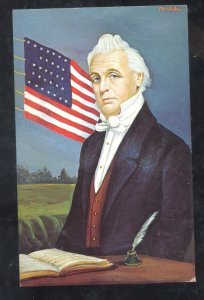 UNITED STATES PRESIDENT JAMES BUCHANON POSTCARD