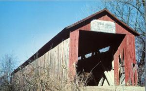 Old Red Covered Bridge near Crawleyville, Gibson County IN, Indiana