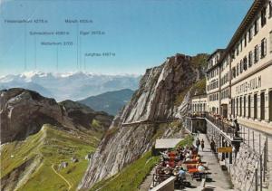 Switzerland Hotel Pilatus Kulm und die Berner Alpen