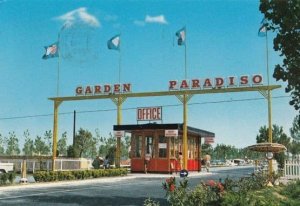 Camp Site Camping Entrance Garden Paradiso Callavino Venezia Postcard