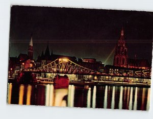 Postcard Mainpartie mit Dom, Frankfurt, Germany
