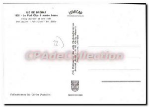 Modern Postcard ISLAND BREHAT Port closed