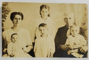 Garfield Michigan Clarence & Estelle Shipley Family Children c1920  Postcard R5