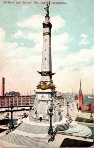 Indiana Indianapolis Soldiers and Sailors Monument 1907