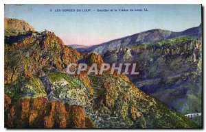 Postcard The Old Gourdon Loup Gorges du Loup Viaduct