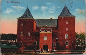 Netherlands Slot Loevenstein Castle Poederoijen Gelderland Vintage Postcard C127