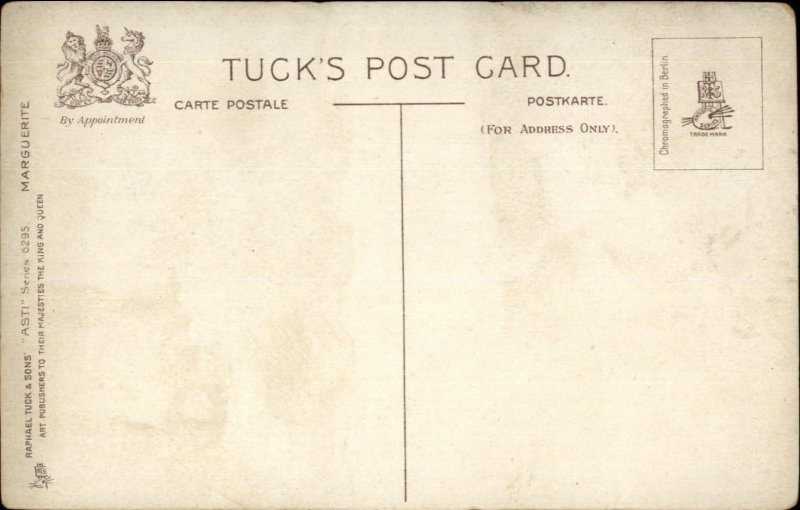 TUCK Asti Beautiful Woman Series c1910 Postcard MARGUERITE