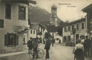 PC GERMANY, OBERAMMERGAU, HAUPTSTRASSE, Vintage Postcard (b31821)