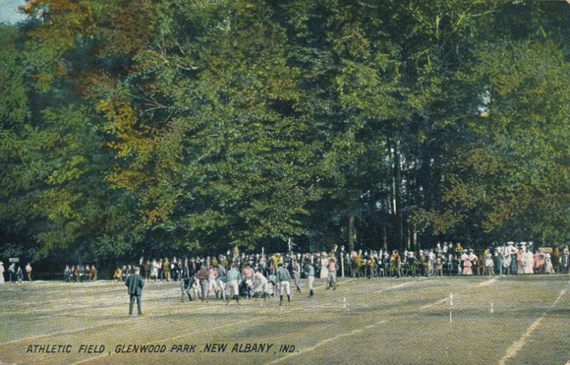Athletic Field at Glenwood Park - New Albany IN, Indiana - pm 1908 - DB