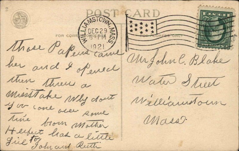 Unsigned Clapsaddle New Year Song Bird Bells and Holly Wolf Pub