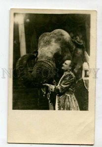 3120611 Russian CIRCUS Jury DUROV animal trainer Elephant PHOTO