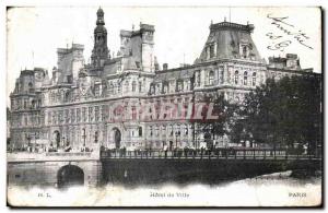 Paris Postcard Old City Hall