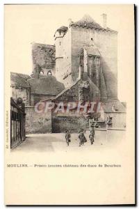 Old Postcard Prison Moulins Old Castle of the Dukes of Bourbon