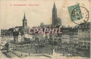 Old Postcard Strasbourg Place kleher