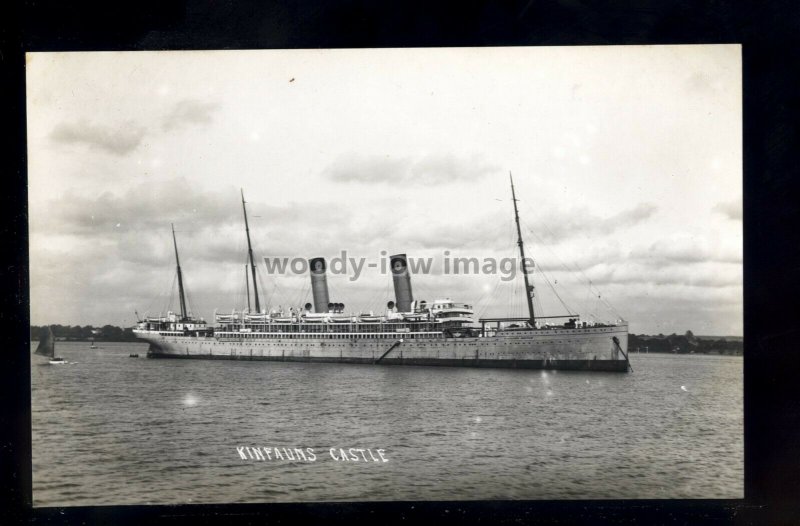 bf400 - Union Castle Liner - Kinfauns Castle , built 1899 - postcard Feilden