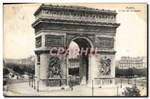 Old Postcard Paris L & # Triumph 39Arc