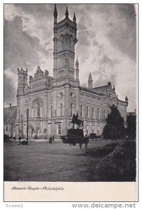 Masonic Temple, Philadelphia, Pennsylvania, 1900-1910s