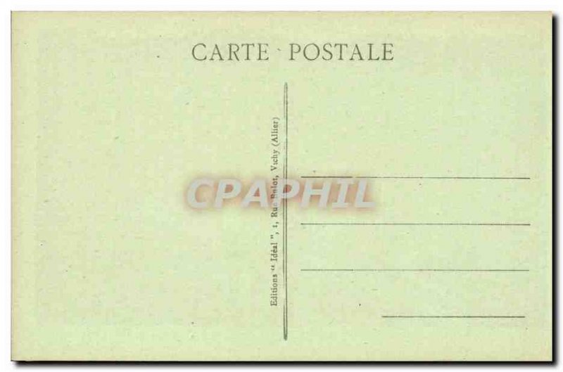 Old Postcard Auvergne Saint Nectaire Pensions Paris and the Roman baths