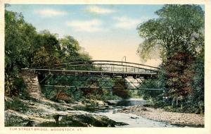 VT - Woodstock. Elm Street Bridge