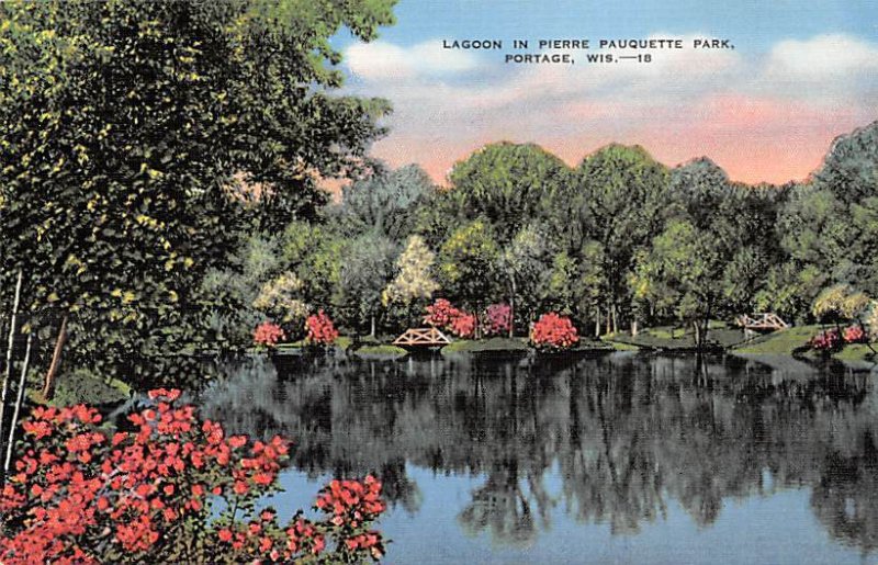 Lagoon In Pierre Pauquette Park Portage WI 