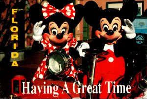 Florida Mickey Mouse and Minnie Mouse Having A Great Time