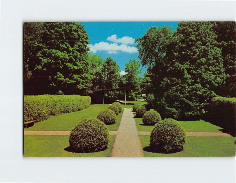 Postcard Tanglewood Vista along path toward Opera House Lenox Massachusetts USA