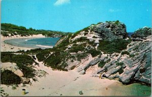 Horseshoe Bay Bermuda Beach Postcard VTG UNP Vintage Unused Chrome