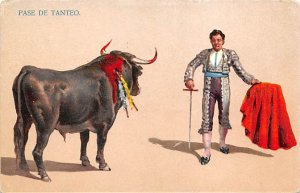 Pase De Tanteo Bullfighting Unused 